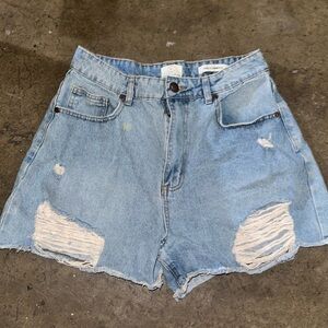 Cotton on distressed shorts
